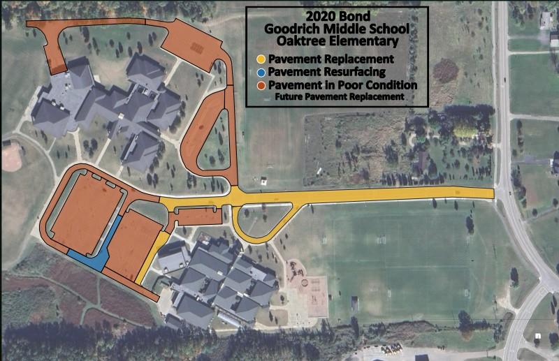 OT/MS Pavement Replacement diagram